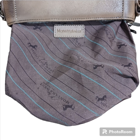 Montana West Hand Paint Hobo Satchel Crossbody Leather - Picture 12 of 13